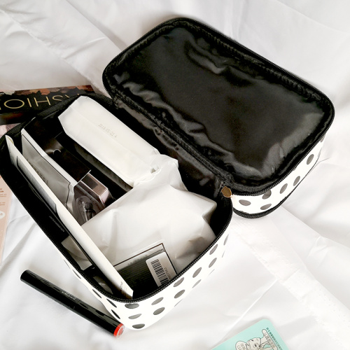Fashion Dot Cosmetic Makeup Bag Organizer