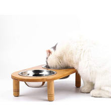 Bamboo Pet Cat Dining Table