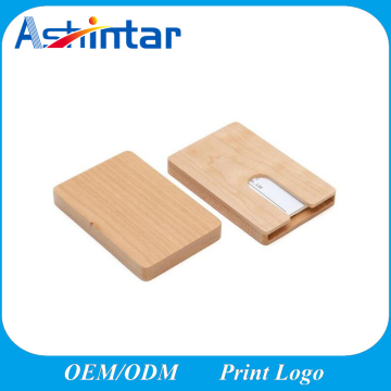 Business Gift Blank Engraved Wooden Business Card Boxes