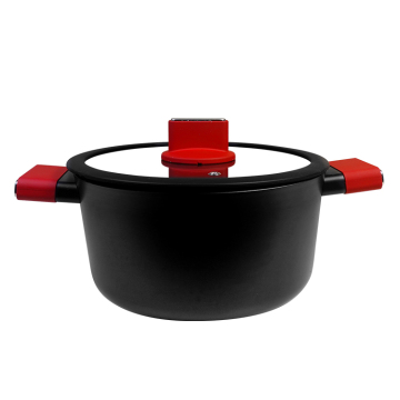 24cm HK Circular Small Soup Pot with Good Insulation, Dual-Purpose Pot and Bowl