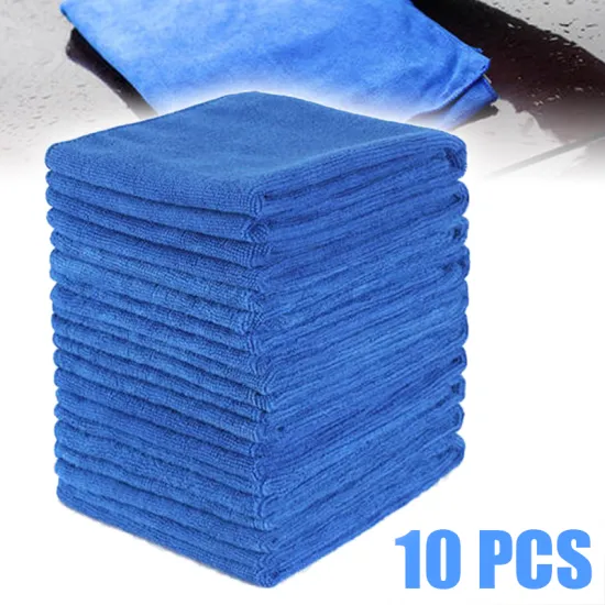 New Blue Car Soft Microfiber Towel Cloth High Absorbent Auto Wash Cleaning Polish Cloths 30x30cm For Car Cleaning