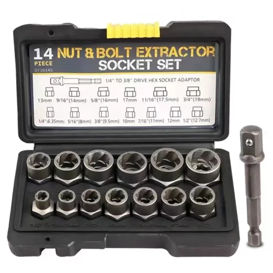 Factory Outlet: High-Quality Screw Extractor Tools for Removing Damaged, Broken Bolts
