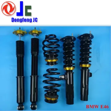 adjustable shock absorber for BMW E46 suspension