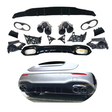 Mercedes Benz A Class W177 A45 Rear Diffuser - Sport Hatchback 2019 2020