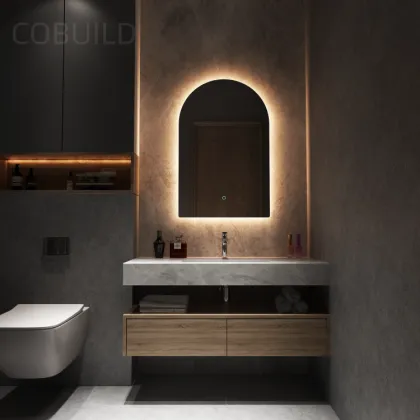 Customized Smart LED Mirror Touch Switch Wall Mirrors for Modern Home Decor