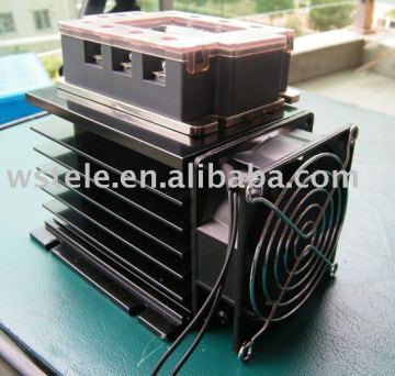 solid state relay with heatsink and fan