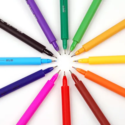 12 Color Fineliner Pen G-0586 - Watercolor Drawing Pen with Fine Line Tip