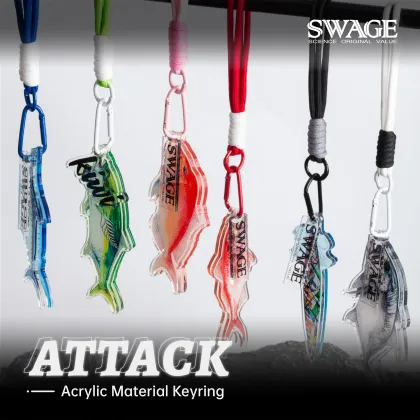 SWAGE Attack Series Keyring-Kingfish