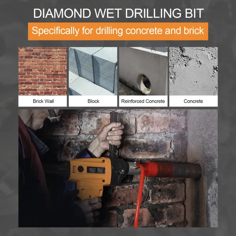 Precision-Ground Wet Core Drill Bit