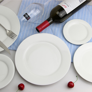 Custom Logo Printed Wholesale Cheap Porcelain Dishes for Home & Hospitality