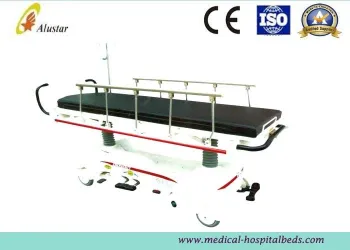 Steel Hydraulic Stretcher Trolley Transfer Cart Hospital Patient Trolley With X-ray Cassette (als-st002)