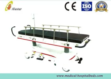 Steel Hydraulic Stretcher Trolley Transfer Cart Hospital Patient Trolley With X-ray Cassette (als-st002)