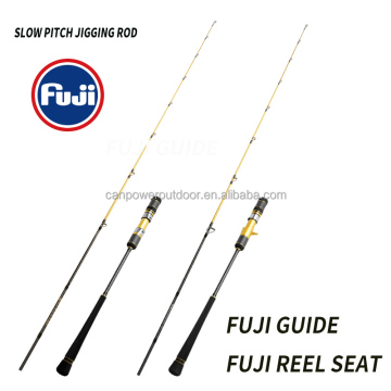 2025 NEW Fuji Guide FUJI Reel Seat Slow Pitch Jigging Rods for Saltwater