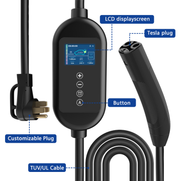 16A Adjustable EV Charger for Tesla - 3.5KW to 8.8KW CEE Connector