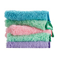 Microfiber long pile coral fleece towel plush cloth