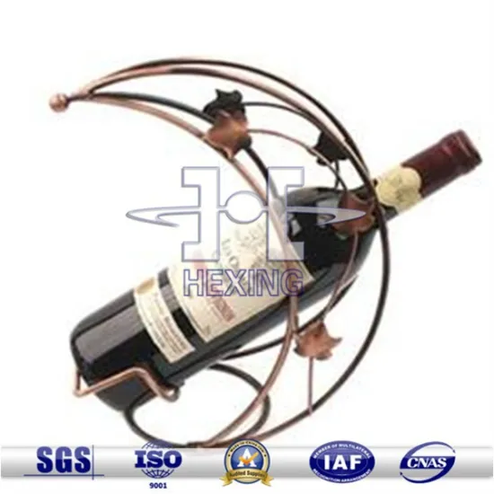 Steel Wire Material Wine Bottle Holder