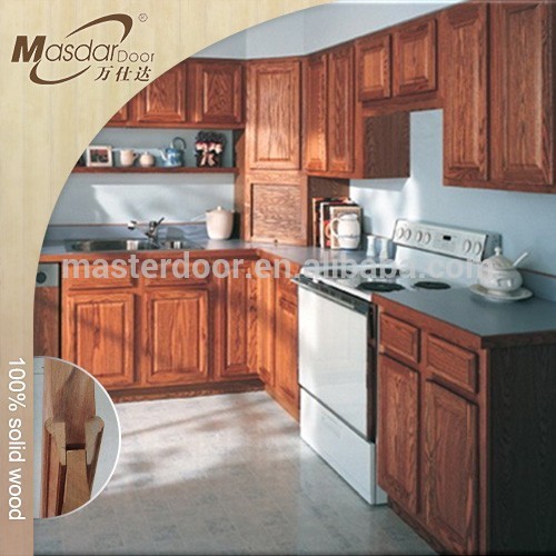 Ghana Ready Made Solid Wood Whole Kitchen Set, High Quality