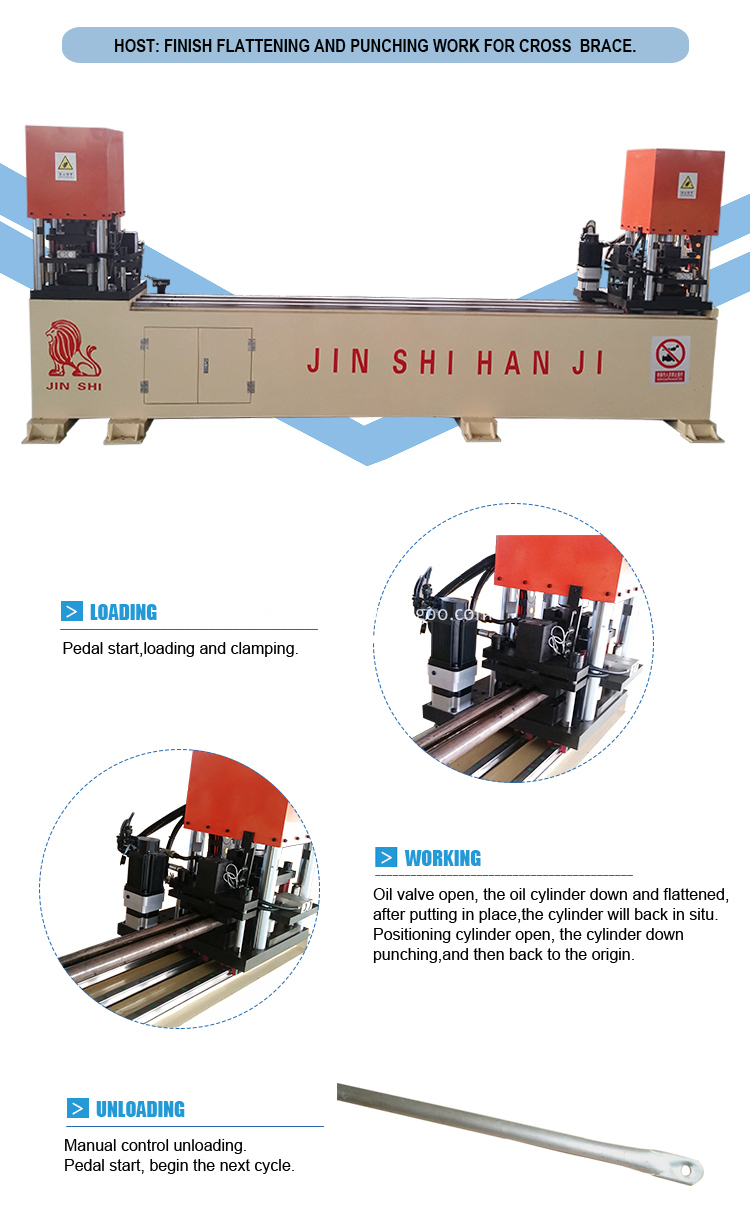 Diagonal Brace Press-forming And Punching Machine, High Quality ...