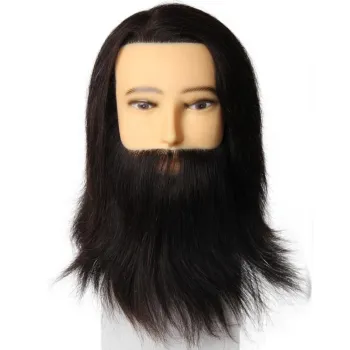cosmetology 100% human hair training manikin manniquin head