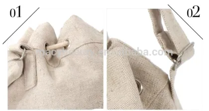 Canvas cross body bag