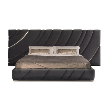 Hot Selling Luxury Soft Bed Queen Size Upholstered Headboard