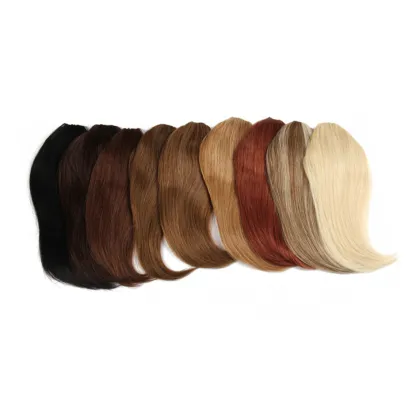 Super Natural Detachable Weave Straight Remy Brazilian Clip-in Bangs Human Hair Fringes