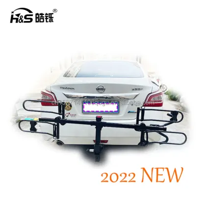 Hitch-Mount Bike Rack for Easy Vehicle Transport