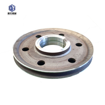 OEM Custom CNC Pulley Pemesinan Roda Pulley untuk mengangkat peralatan