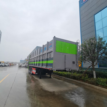 50cbm Compressed Garbage Trailer
