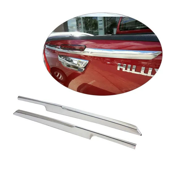 Chrome Rear Guard Protector for Toyota Hilux Revo 2015-2017 Rear Gate Trim