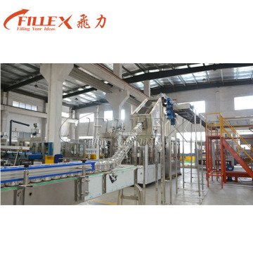 Online Cans Washing, Depalletizing, and Filling Production Line for Juice with Pulp
