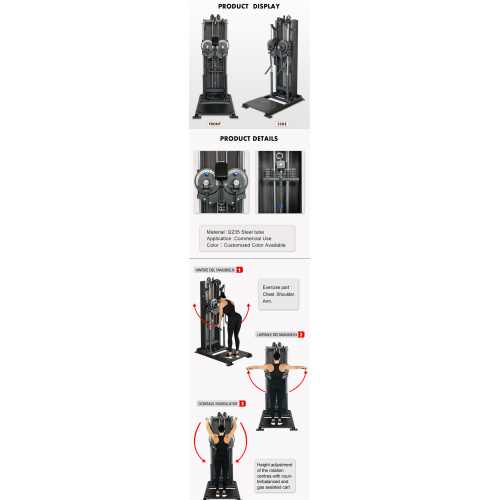 Multi Functional Lateral Raise Standing Multi Flight Machine