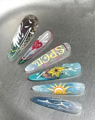 Vacation Ocean Vibe Manicure