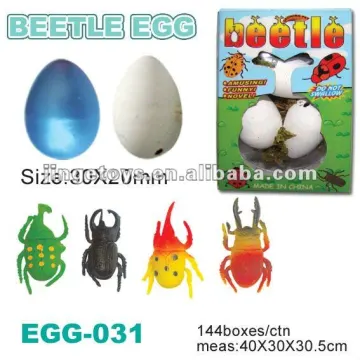 Novelty Beetle Growing Egg Toys For Children