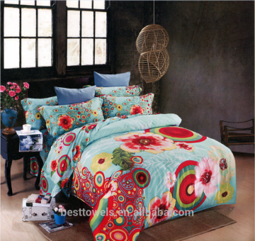 China supplier reactive printed tencel bedding set