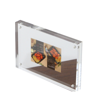 Wholesale Transparent Magnetic Acrylic Photo Frame for Display