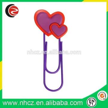 Double Heart Flip Effect Bookmark