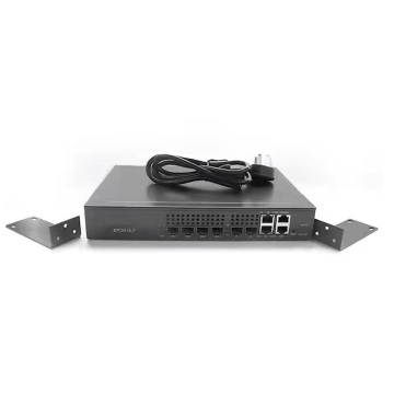 MINI EPON OLT 4 Port Gigabit Uplink FTTH ONU without PON SFP Modules