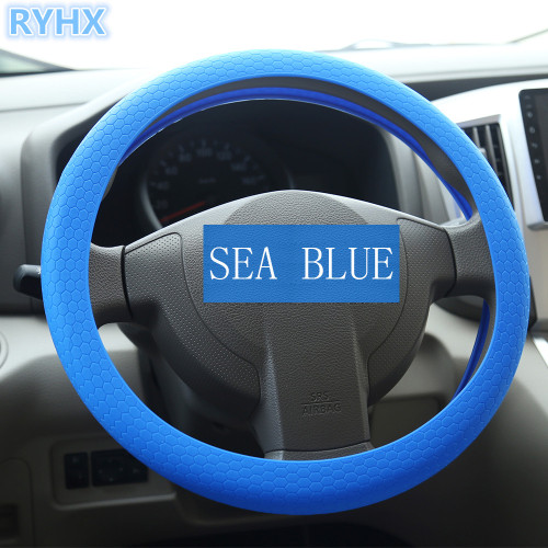 New Antiskid Honeycomb Silicone Car Steering Wheel Cover