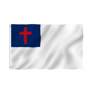 Custom Design Christian Flag with Brass Grommets