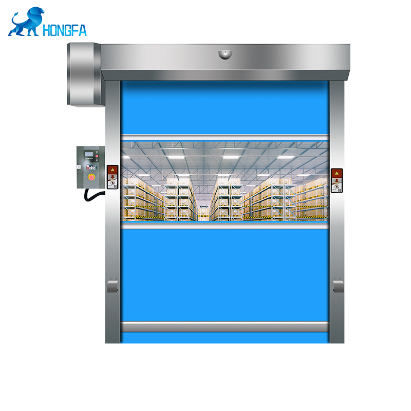 Industrial Automatic PVC Curtain Fabric High Speed Door