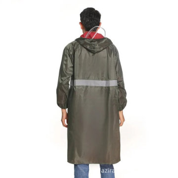 Wholesale Eco-Friendly Waterproof Long Hooded Raincoats for Adults