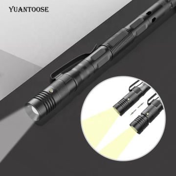 Professional Hiking Survival Kit: Multifunctional Tactical Pen with LED Light for Outdoor Self Defense
