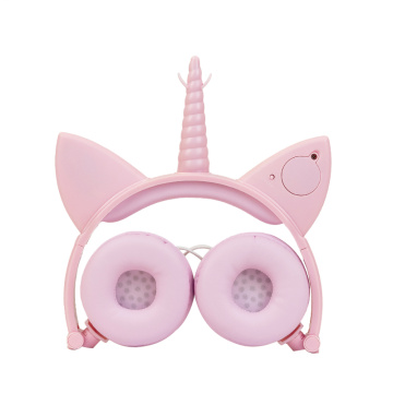 Regalo popular Cute Cat Ears Nuevos auriculares con cable