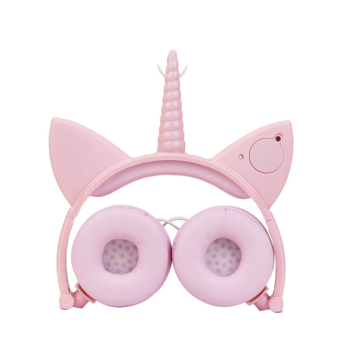 Popular Gift Cute Cat Ears New Wired Headset