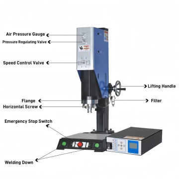 15K 2600W Ultrasonic Welding Machine for ABS PP Plastic