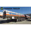 3 Axle aluminum alloy fuel tank trailer