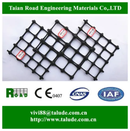 Road based material plastic biaxial geogrid 3030 for pavement