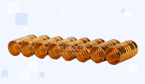 Brass Threaded Ferrules, Pencil Ferrule In Golden Color, High Quality ...