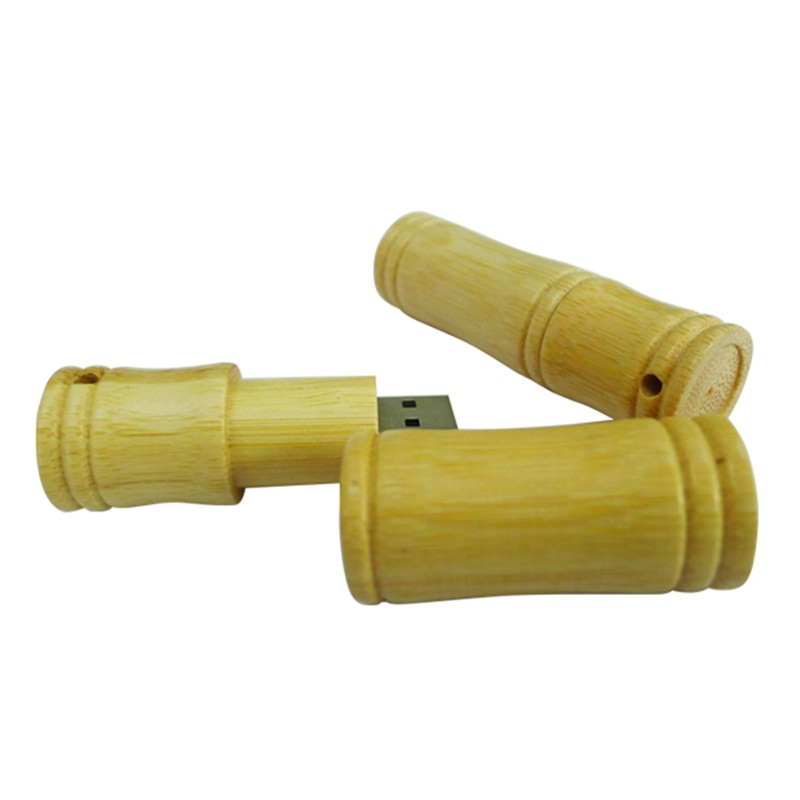 Wood pendant with necklace USB